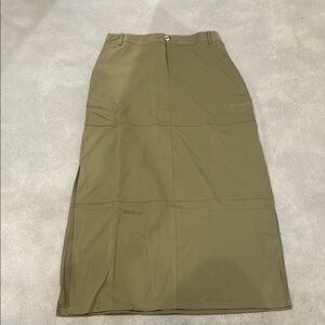Olive Green Women's Skirt